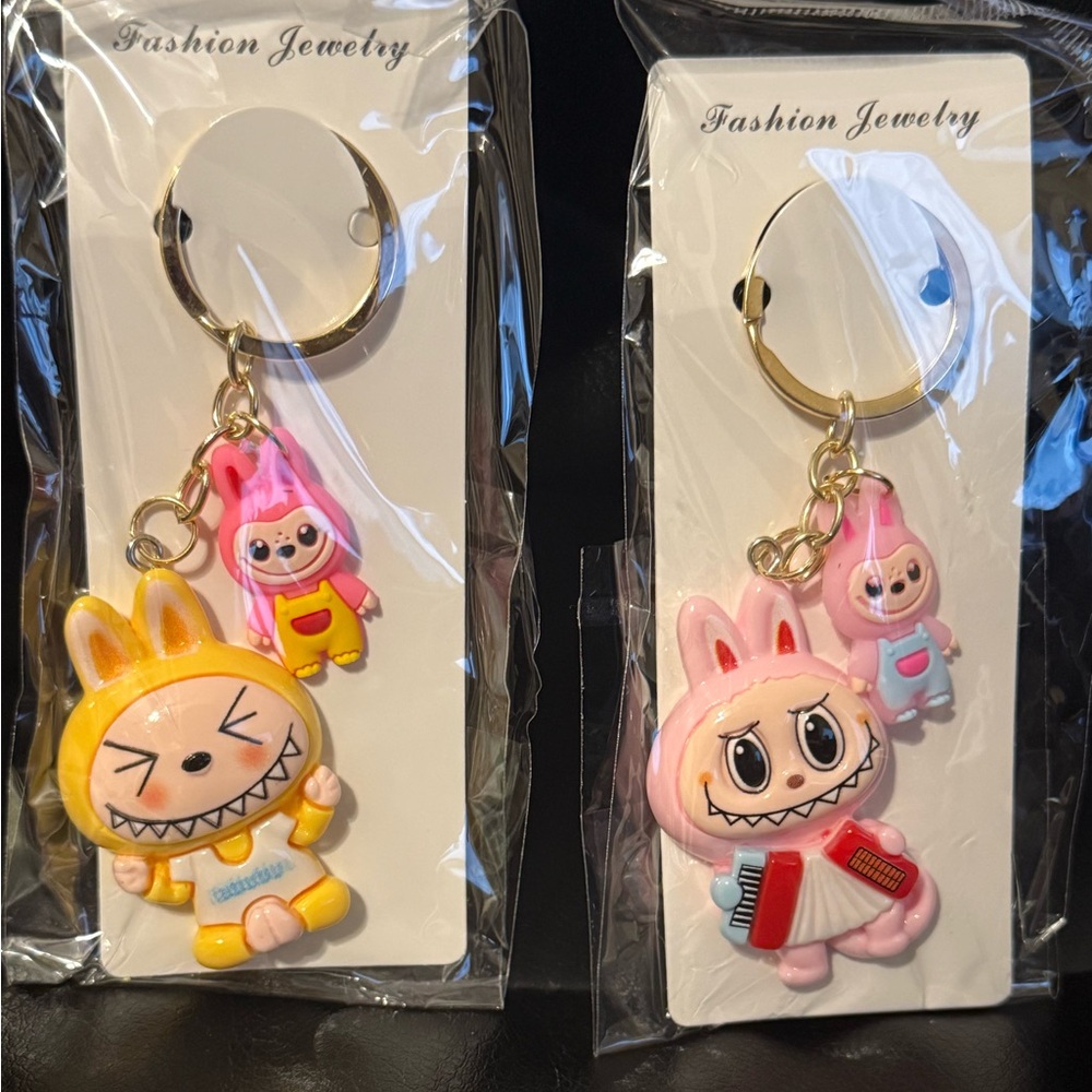 Labubu Duo Keychains ✨